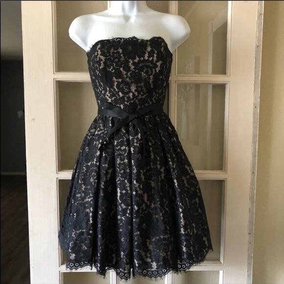 Robert Rodriguez Strapless Lace Dress - Picture 3 of 7